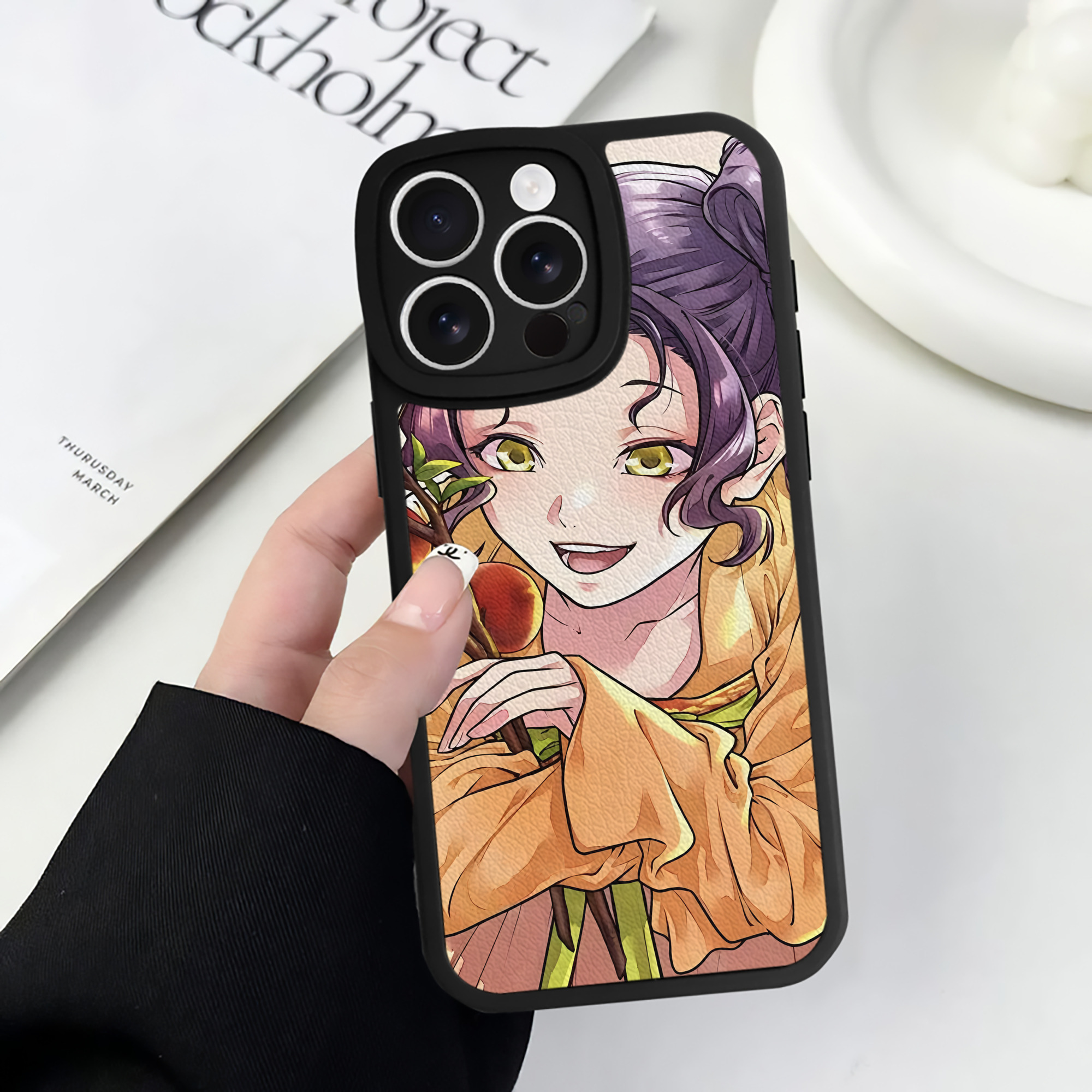 薬屋のひとりごと The Apothecary Diaries 【iPhone 16シリーズ対応】シリコンスマホケース（レザー調） 材質：シリコン